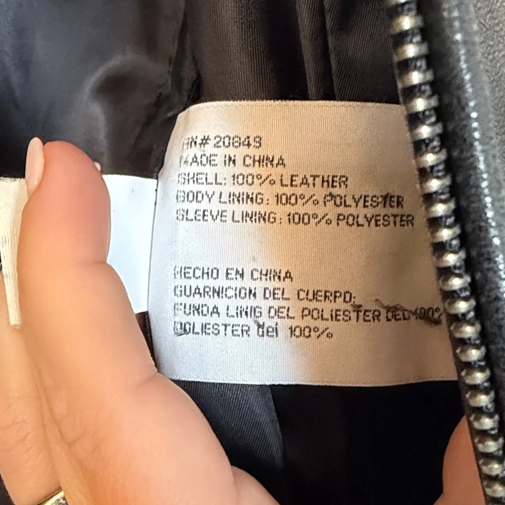 Boeing 100% Leather Jacket Women’s Small - Picture 8 of 10